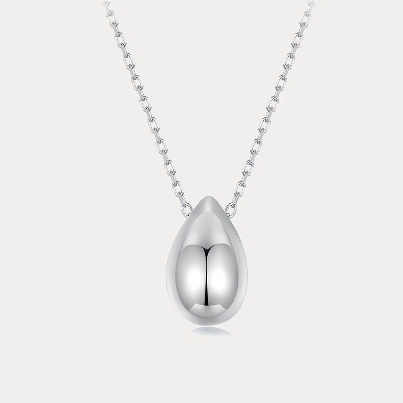 Selenichast Silver Teardrop Necklace
