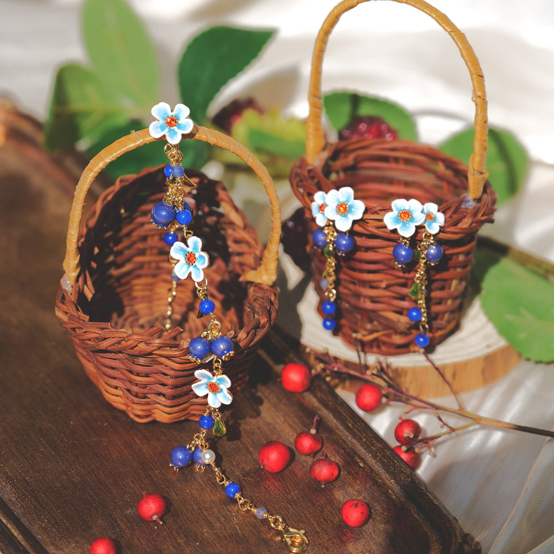Blueberry Blossom Earrings