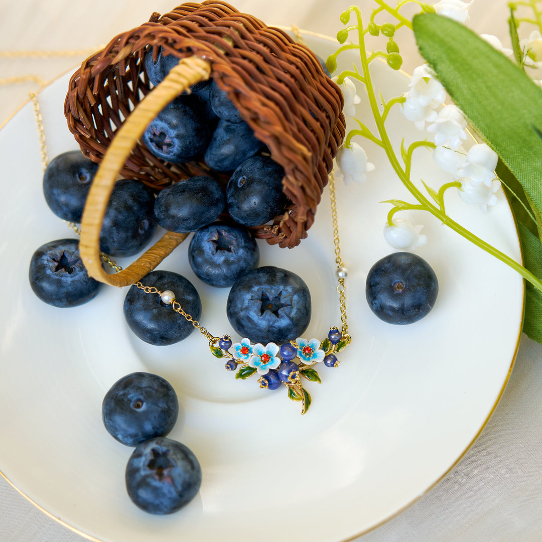 Blueberry Blossom Necklace