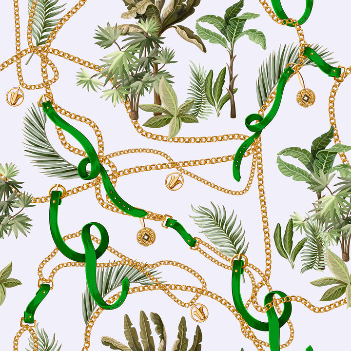 Selenichast Tropical Belt Chain Square Scarf