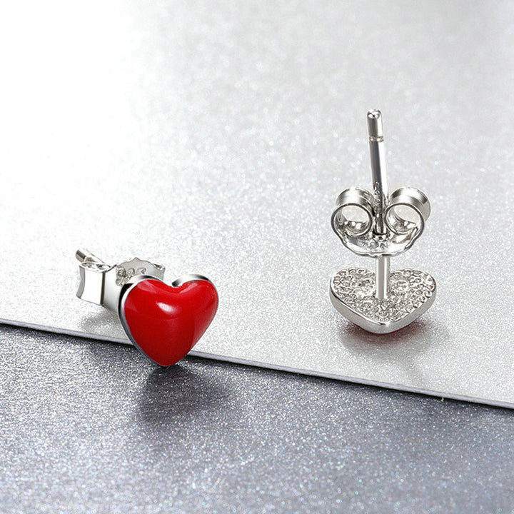 Heart Stud Earrings