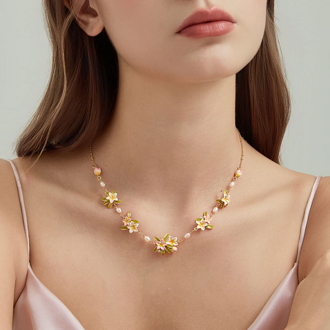 Selenichast Plumeria Necklace