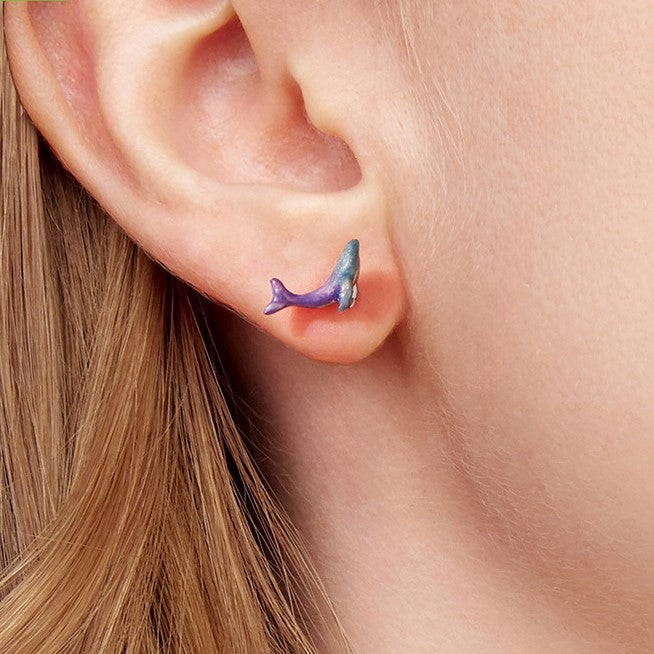 Whale Earrings Selenichast
