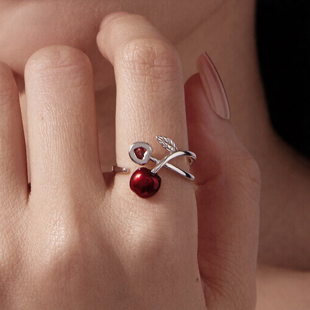 Cherry Heart Ring 