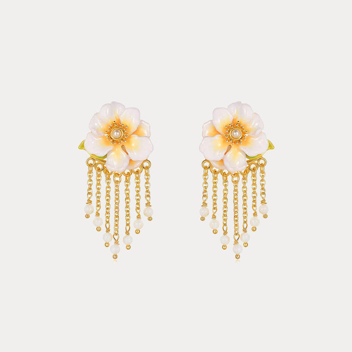 Selenichast Jasmine Tassel Earrings