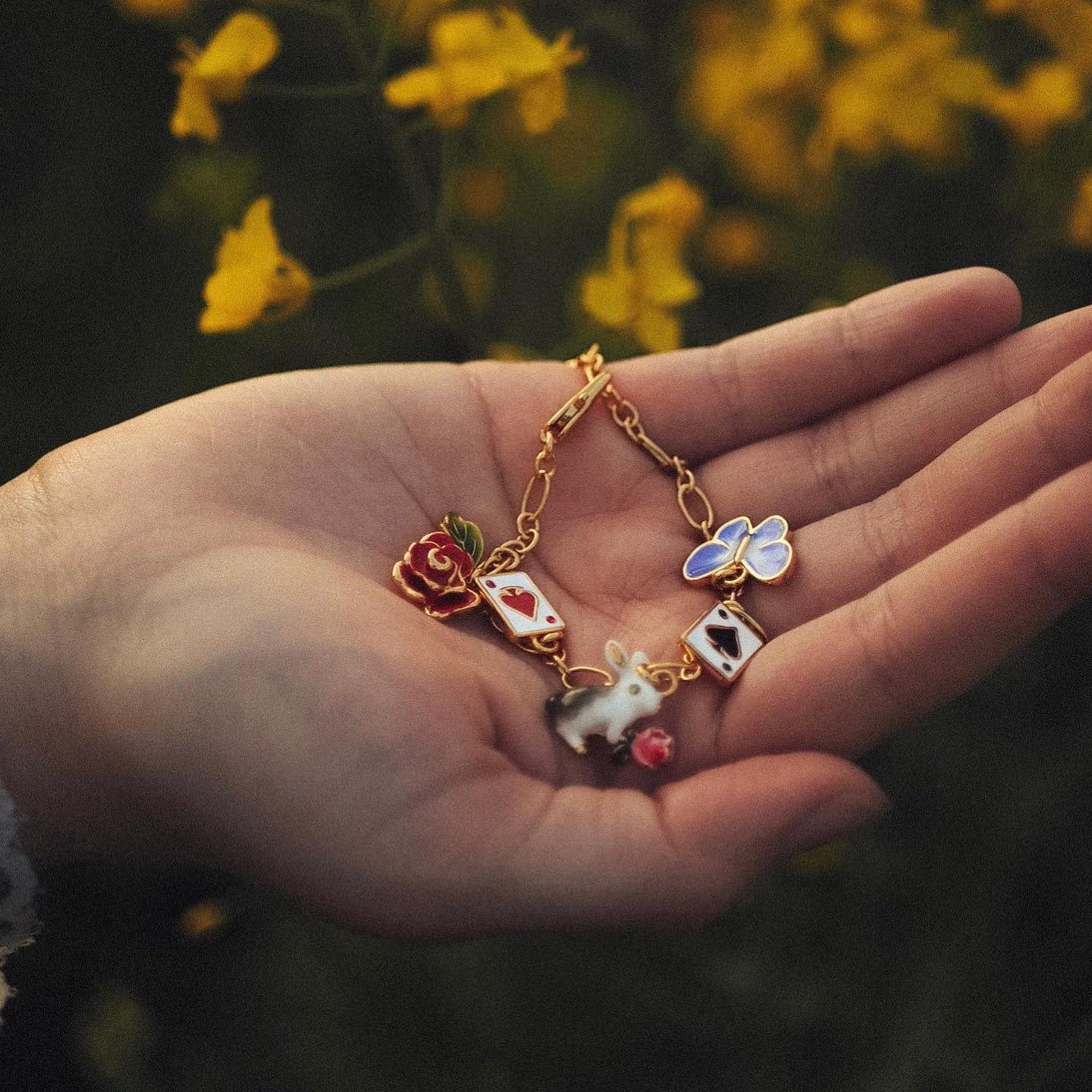 Secret Garden Rabbit Rose Bracelets Jewelry