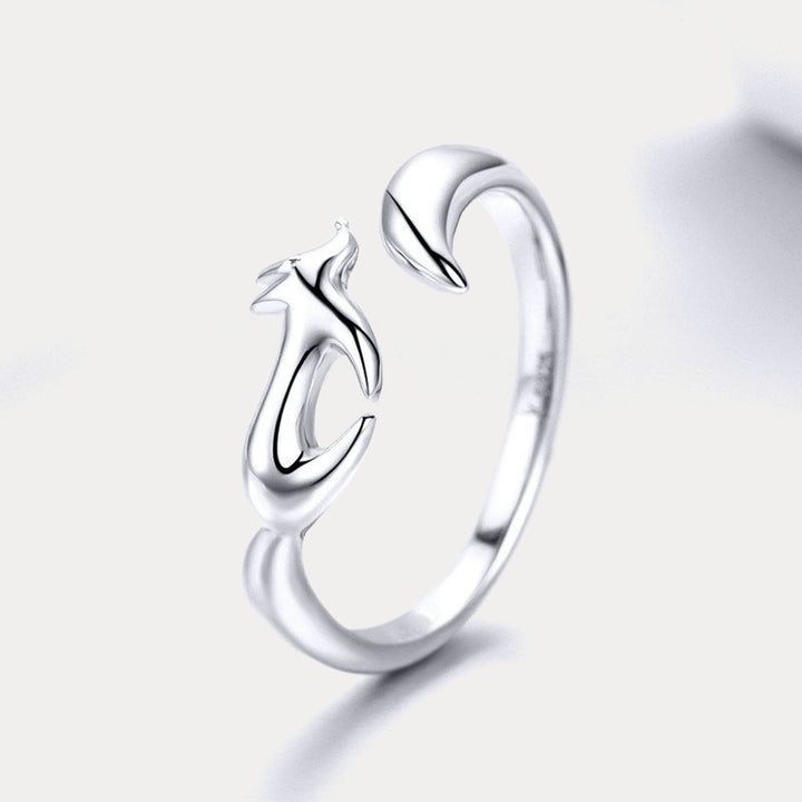 Silver Fox Ring For Her