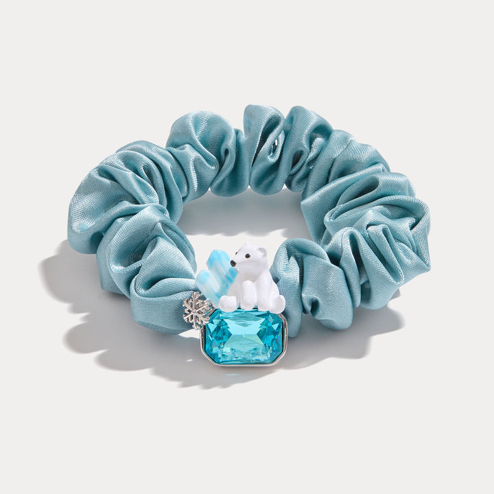 Polar Bear Hair Tie - Blue 