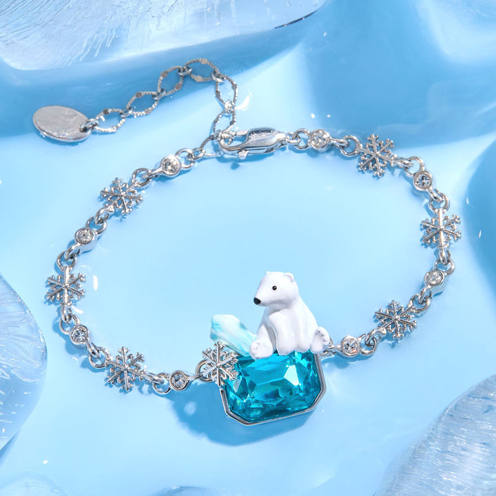 Snowflake Polar Bear Bracelet