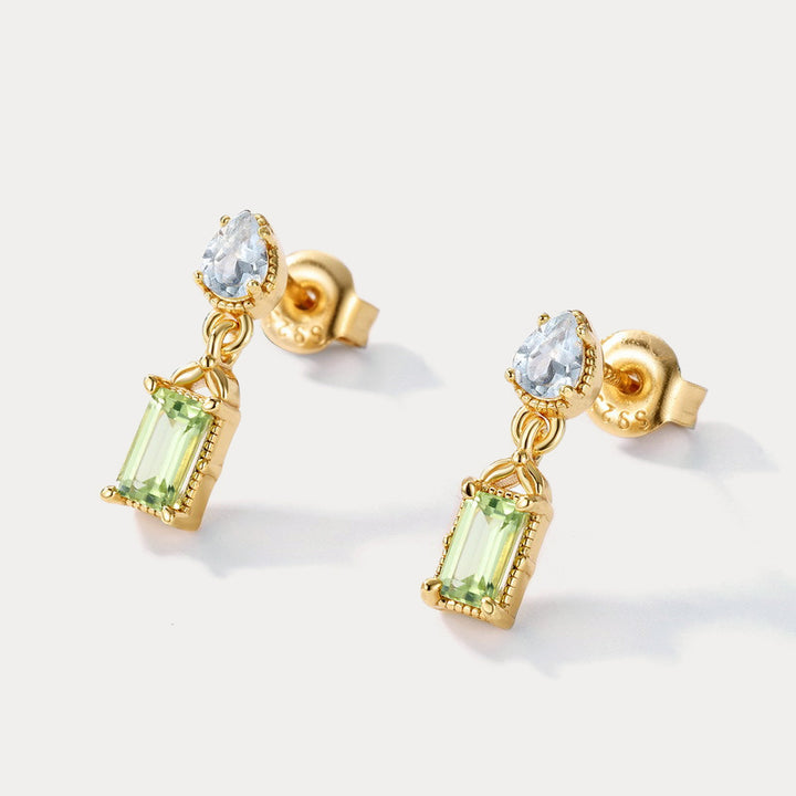 Peridot Drop Earrings