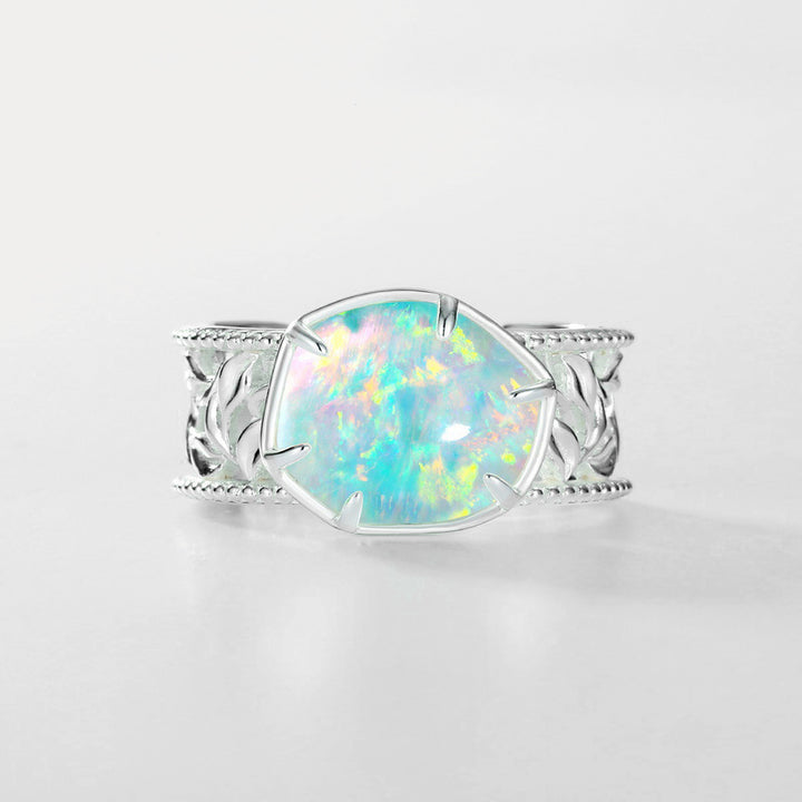 Silver Opal Ring