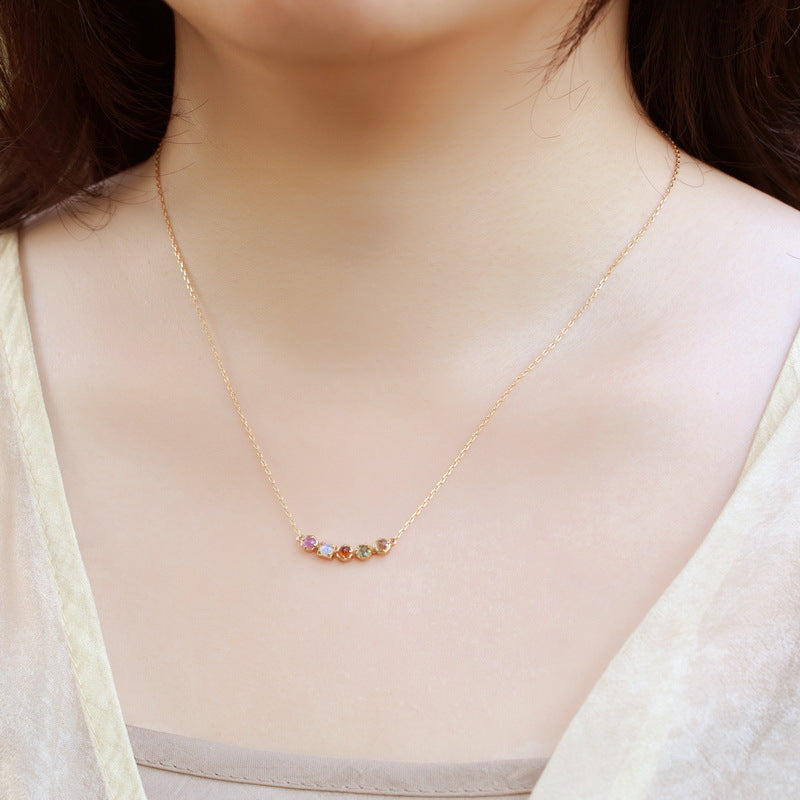 Rainbow Moonstone Necklace