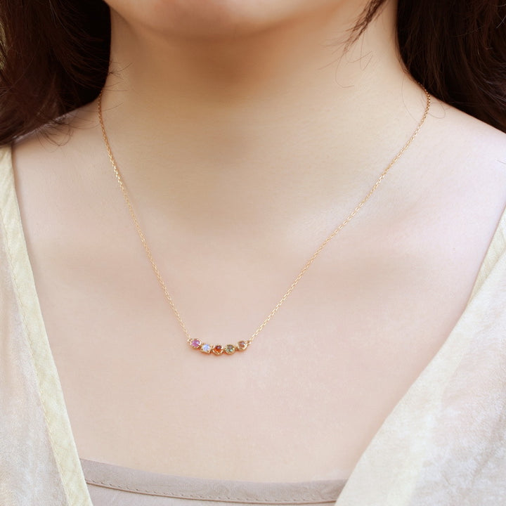 Rainbow Moonstone Necklace