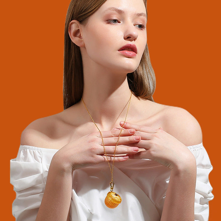 Acorn Locket Necklace