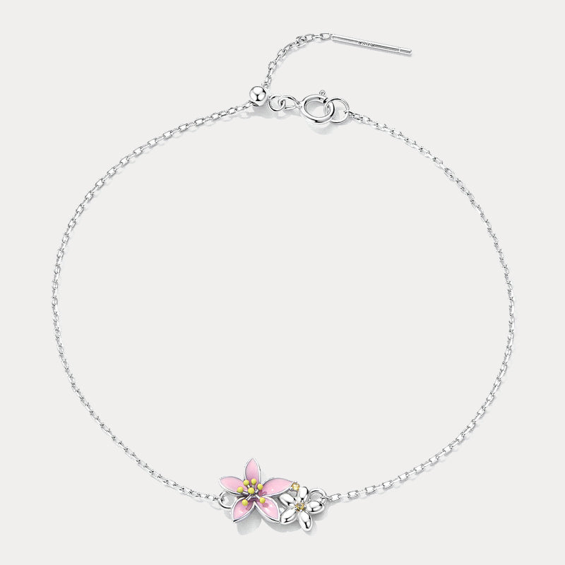Selenichast Silver Sakura Bracelet