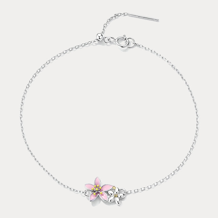 Selenichast Silver Sakura Bracelet
