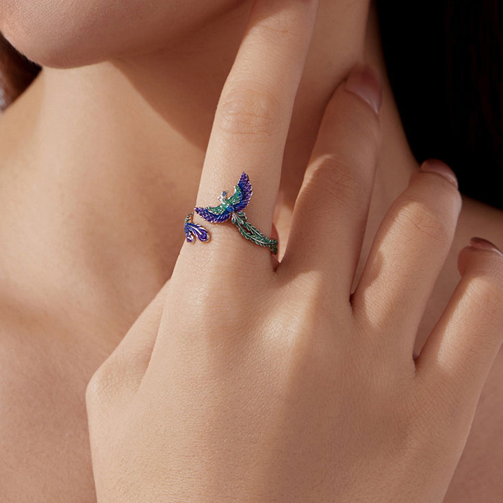 Silver Phoenix Ring