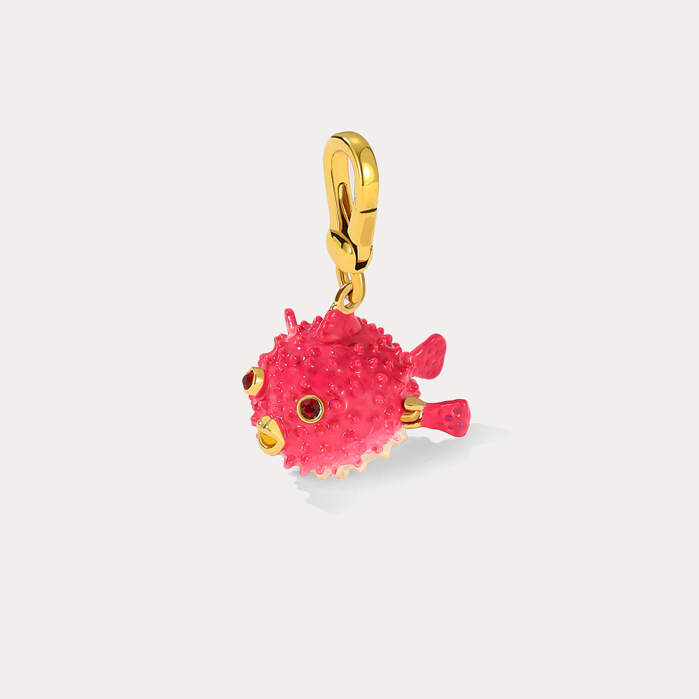 Selenichast Balloonfish Pendant Necklace Gift for Friend
