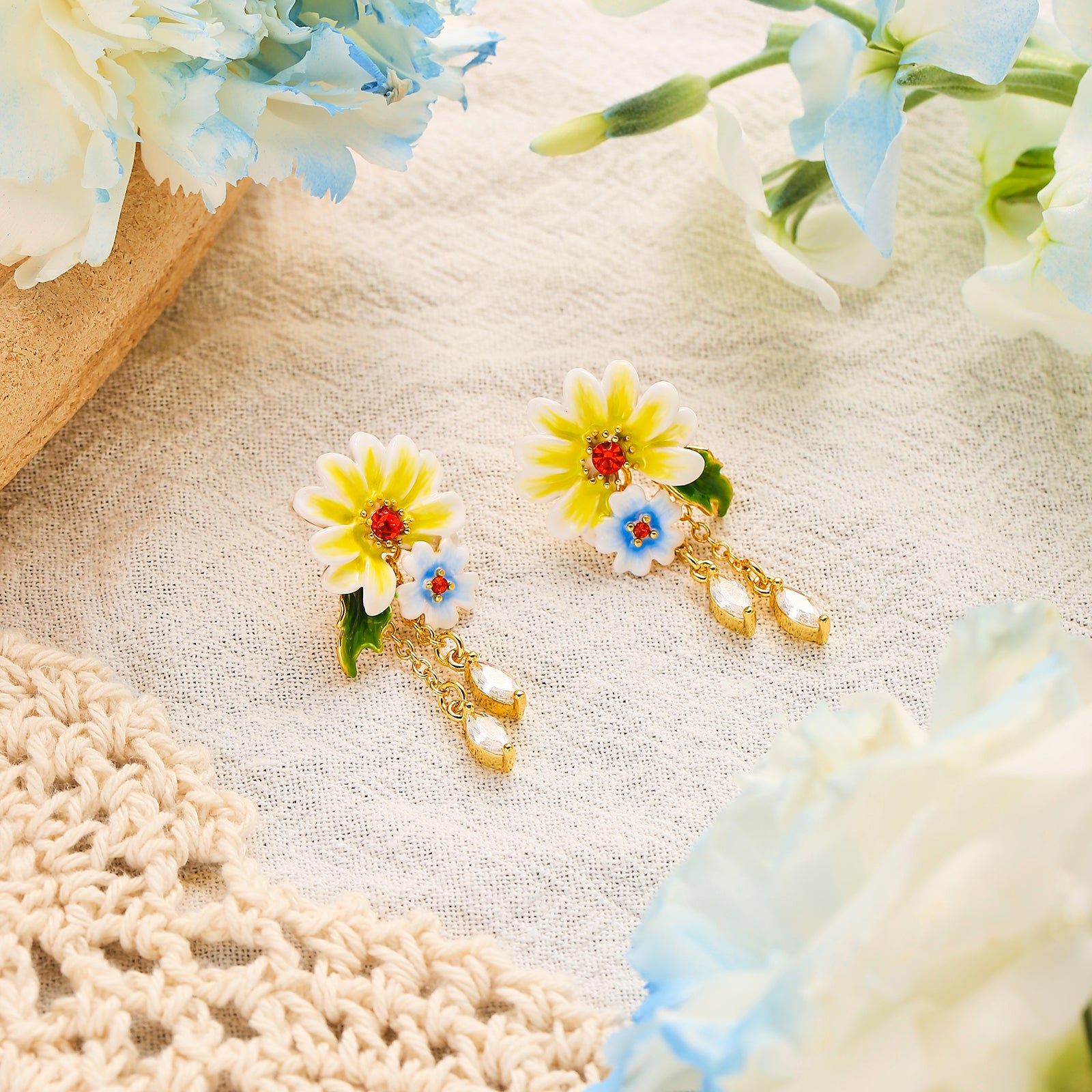 Daisy Earrings Gift