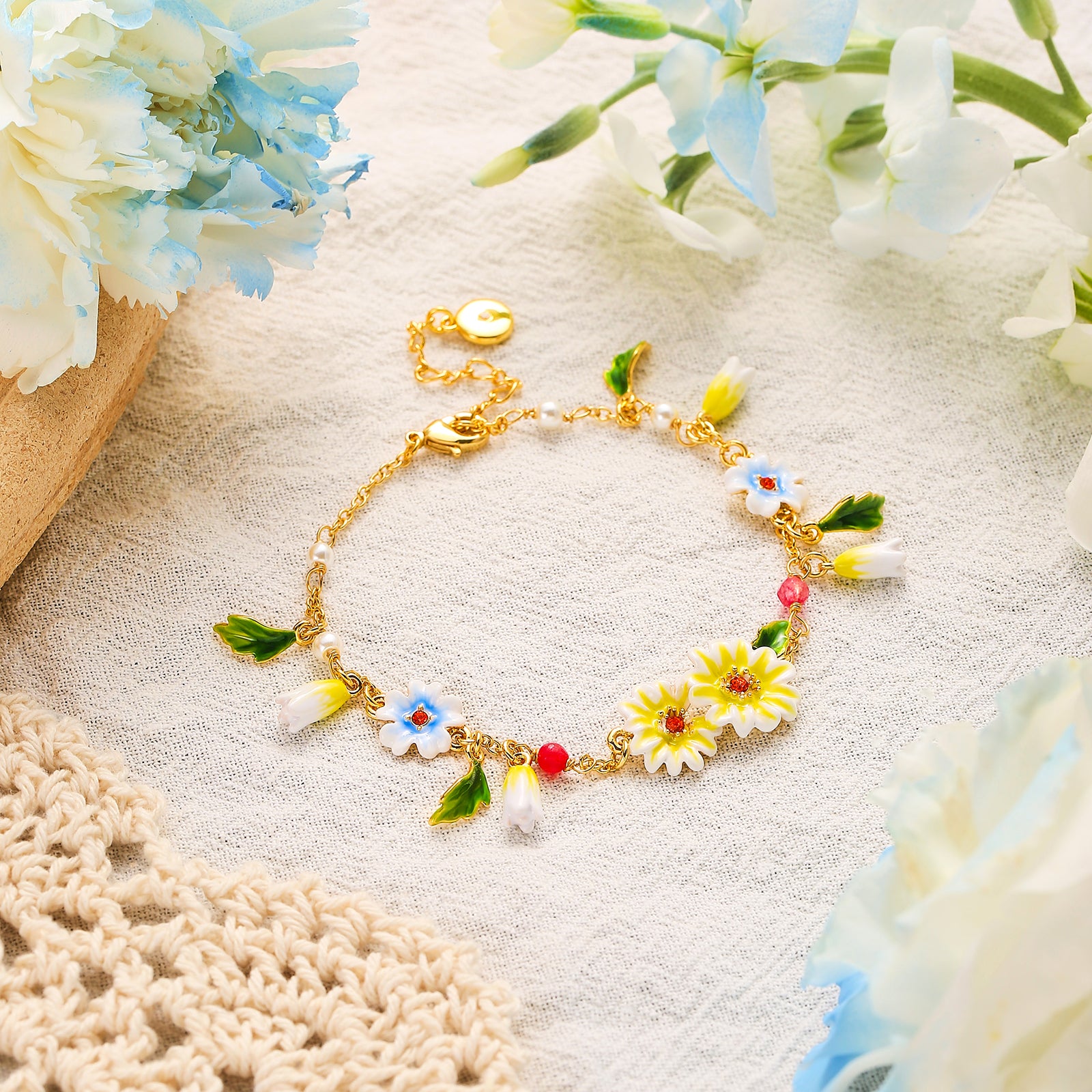 Daisy Charms Bracelet