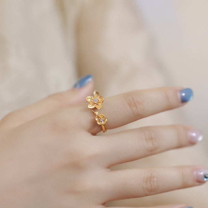 Gold Flower Ring