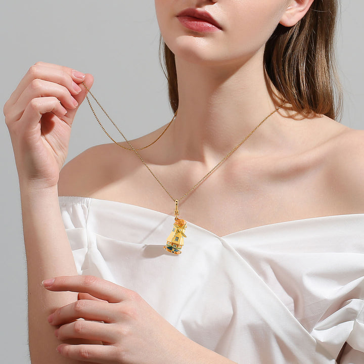 Dutch Windmill Locket Necklace Gift