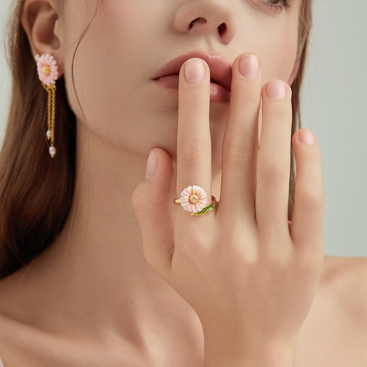 Pink Daisy Ring