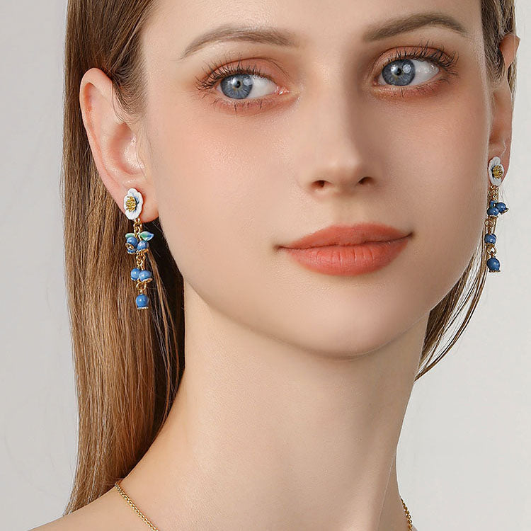 Blueberry Earrings for Women