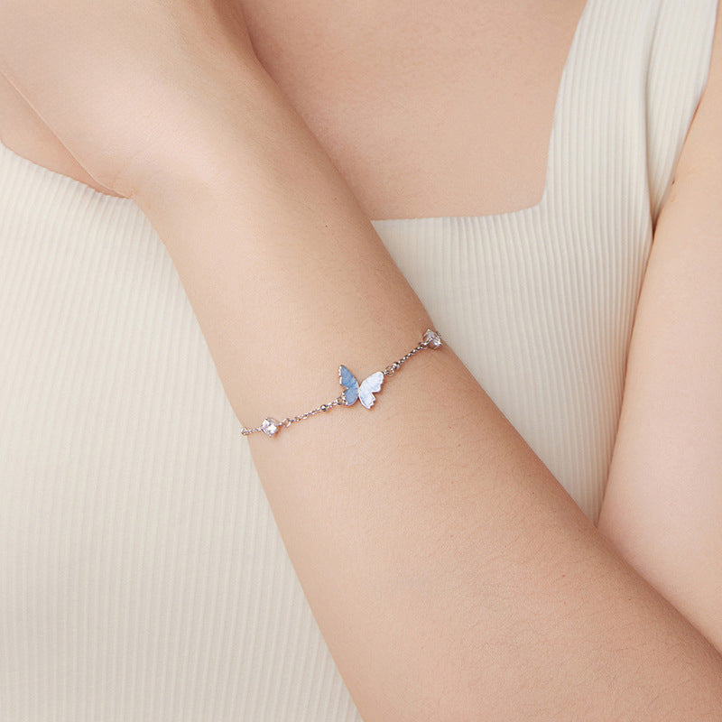 Blue Butterfly Bracelet
