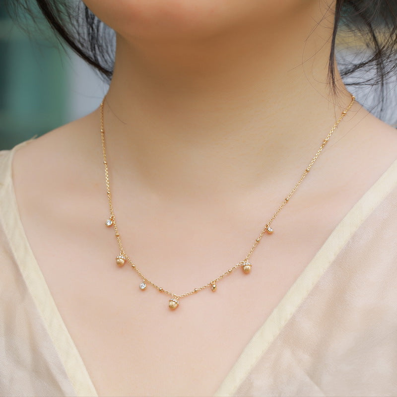 Pinecone Charm Necklace