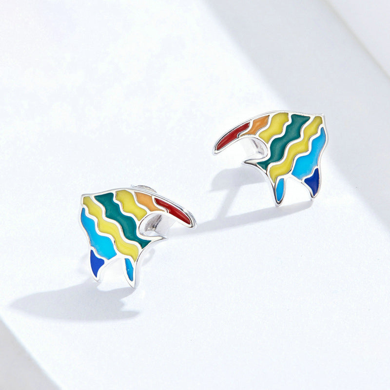 Rainbow Fish Earrings
