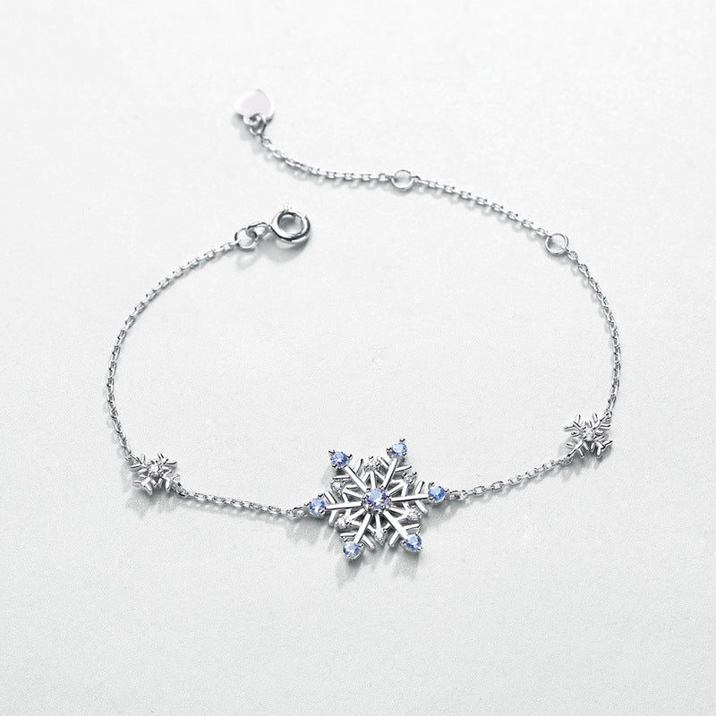 Christmas Silver Snowflake Bracelet