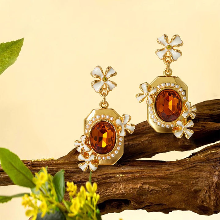 Osmanthus Fragrans Dangling Earrings