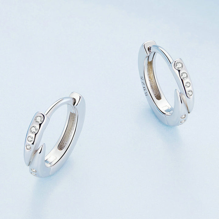 Punk Spike Hoop Earrings
