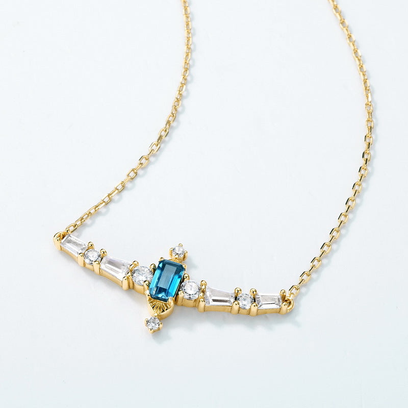 Vintage Topaz Necklace Gift