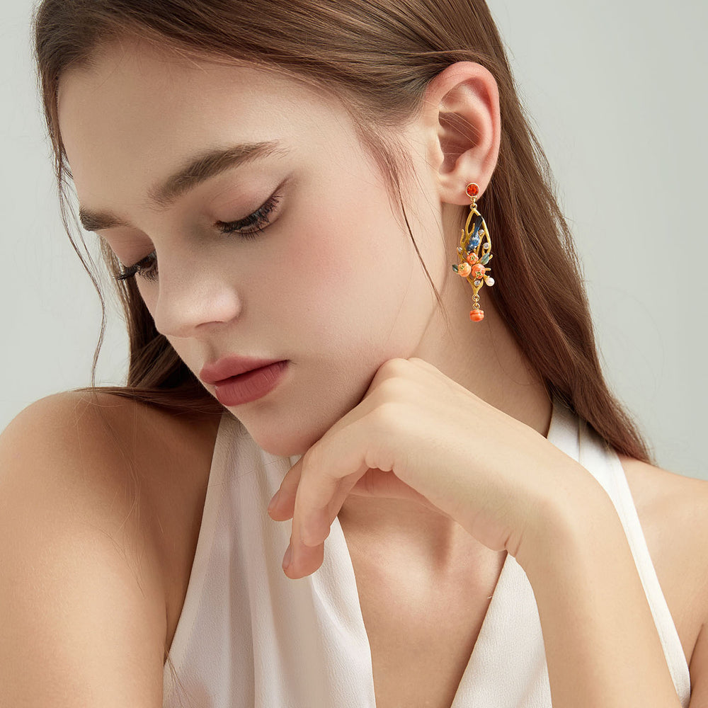 Magpie & Persimmon Branch Earrings