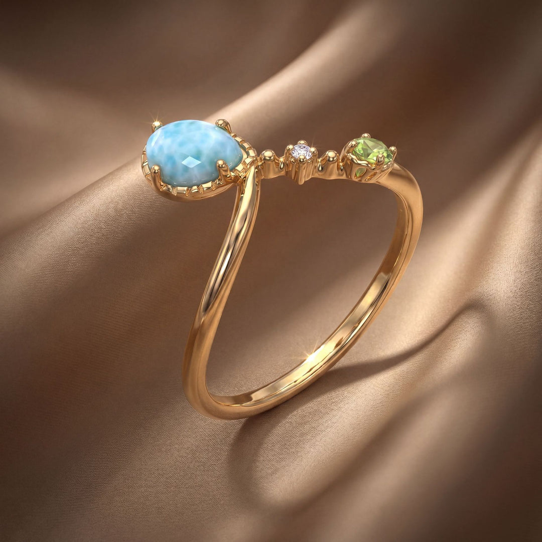 Larimar Ring