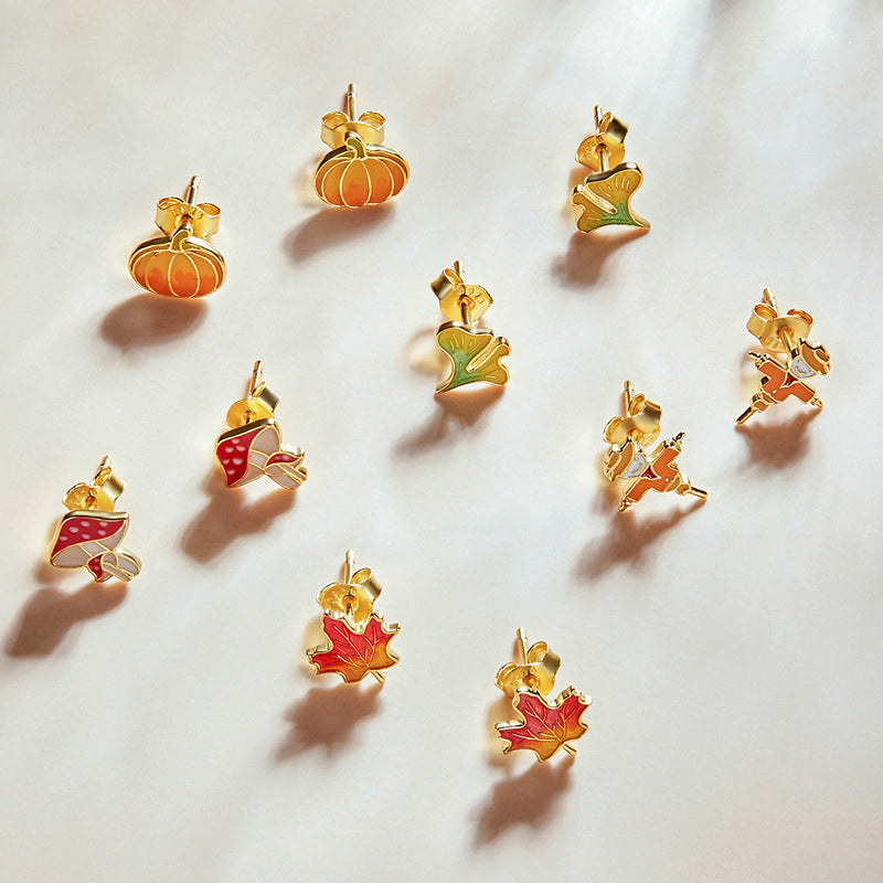 Autumn Stud Earrings Gift