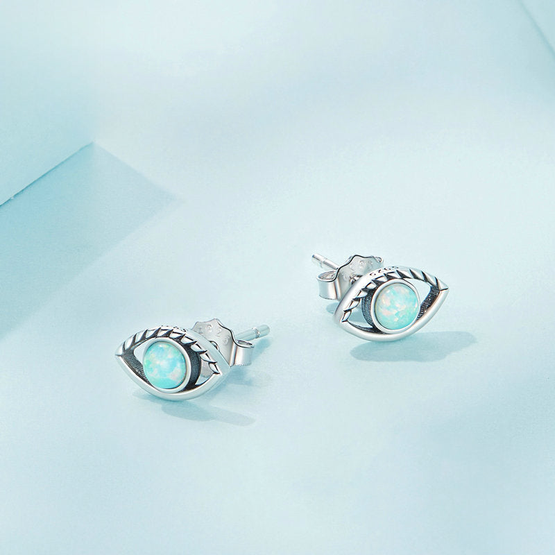 Evil Eye Stud Earrings