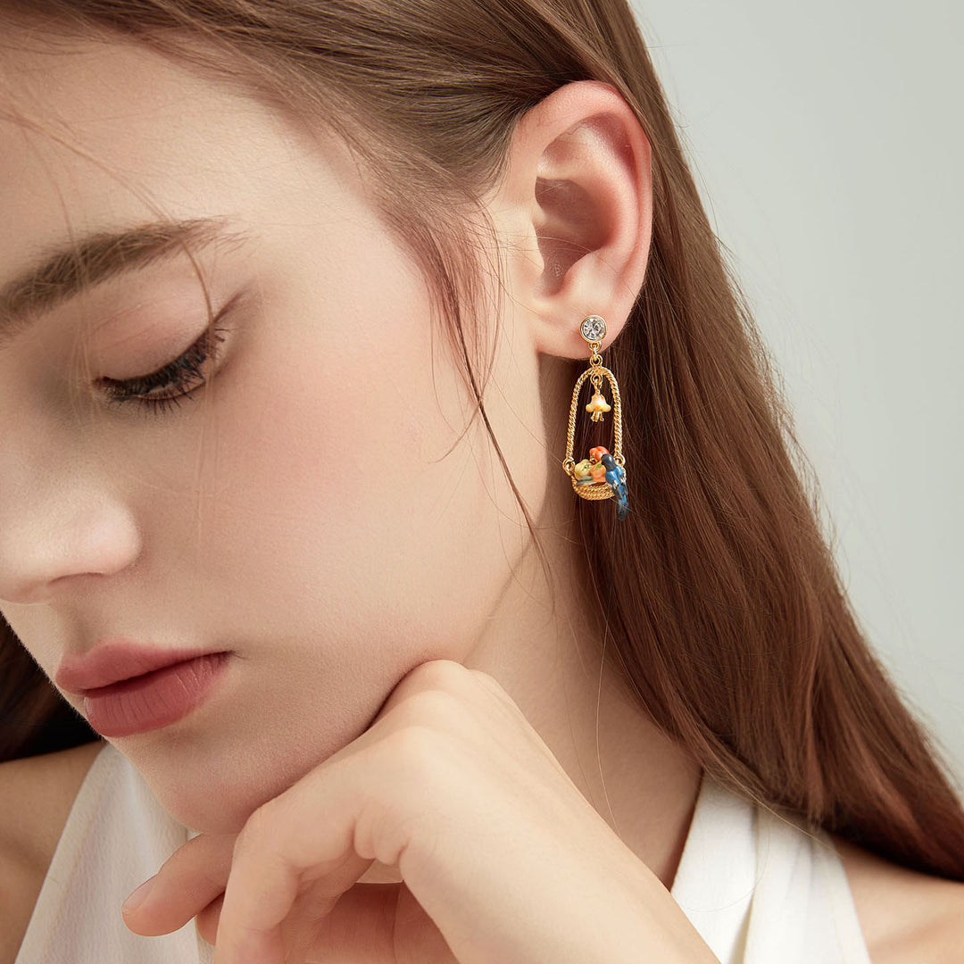 Magpie & Persimmon Basket Earrings