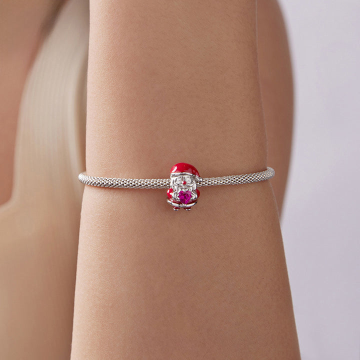 Silver Santa Bracelet