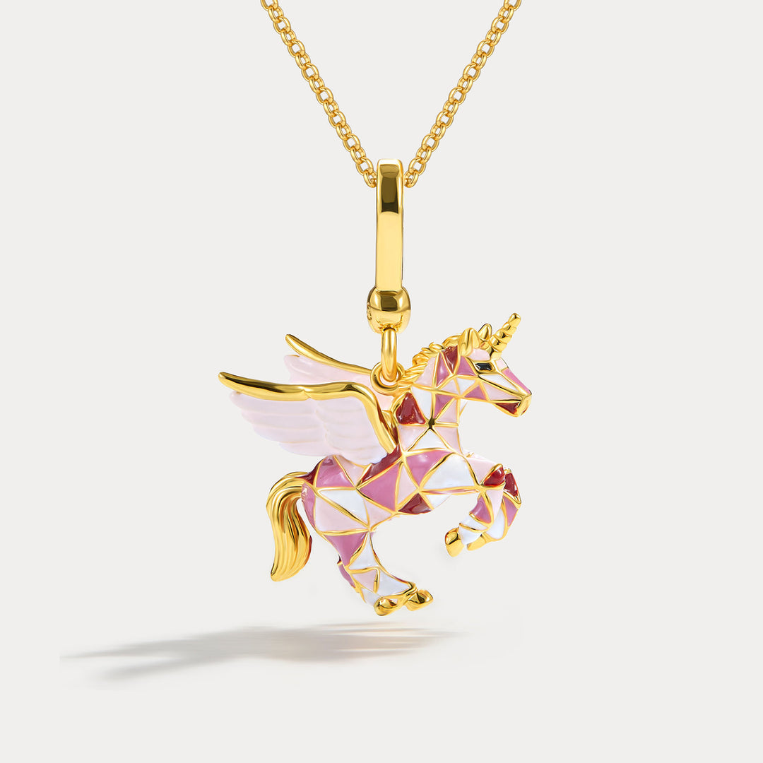 Unicorn Long Necklace Gift for Women
