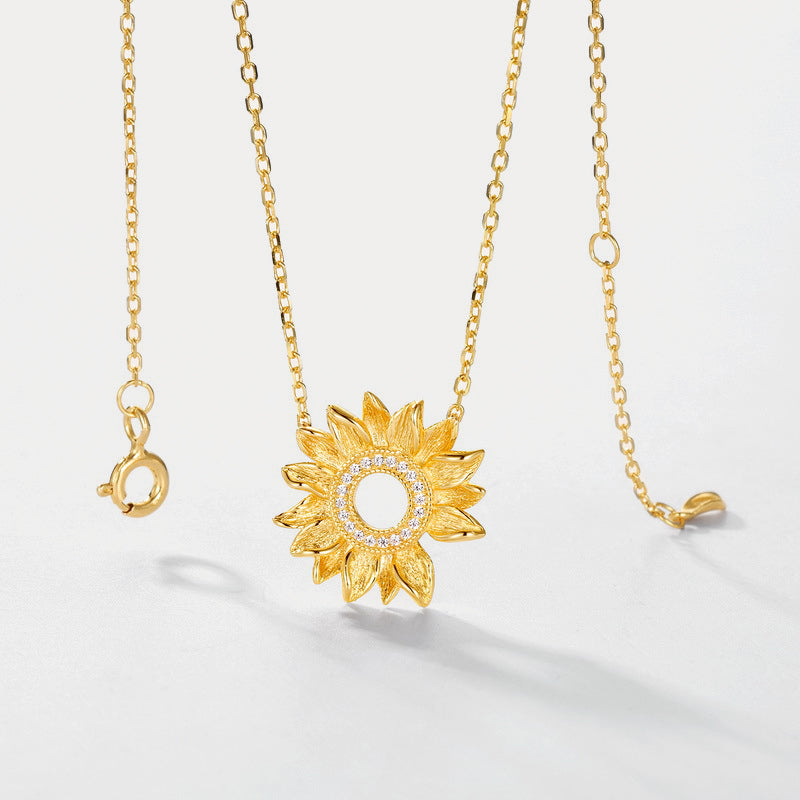 Golden Sunflower Necklace