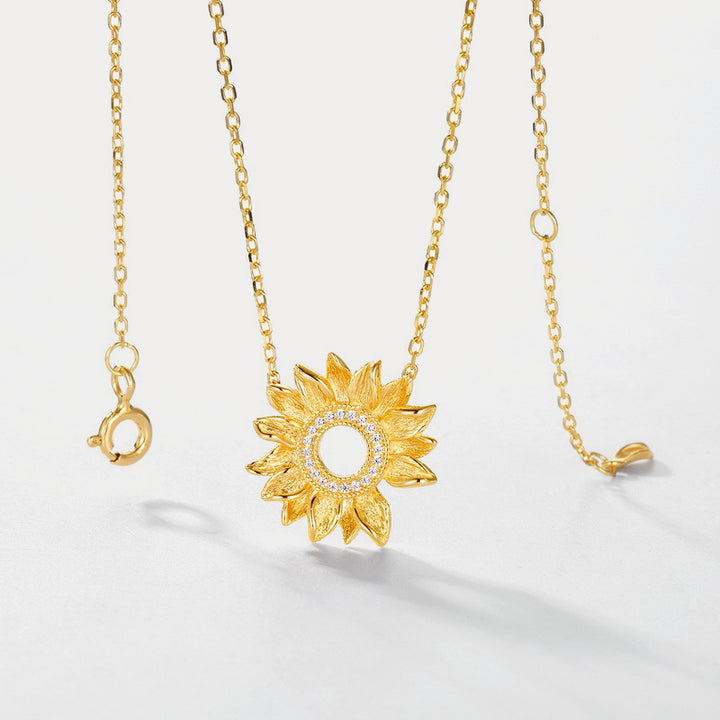 Golden Sunflower Necklace