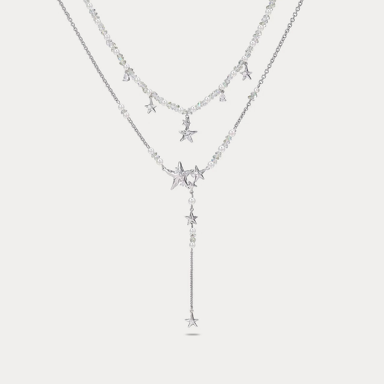 Selenichast Starfish Layered Necklace