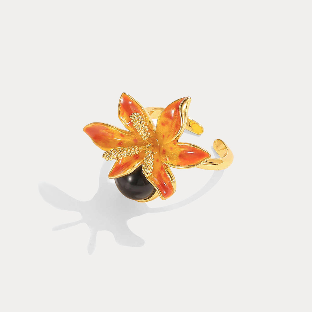 Leopard Flower Ring