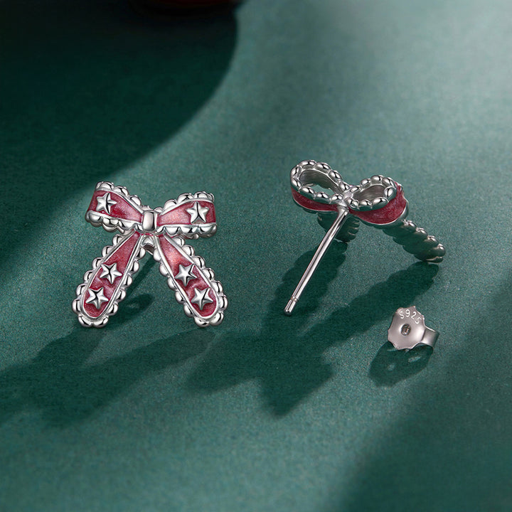 Bow Star Earrings