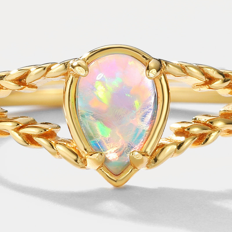 Vintage Opal Gold Ring