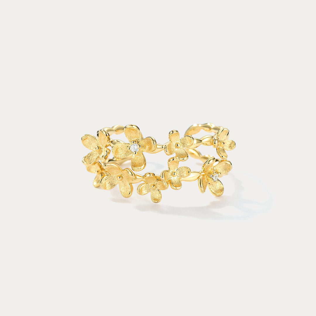 Selenichast Osmanthus Flower Ring