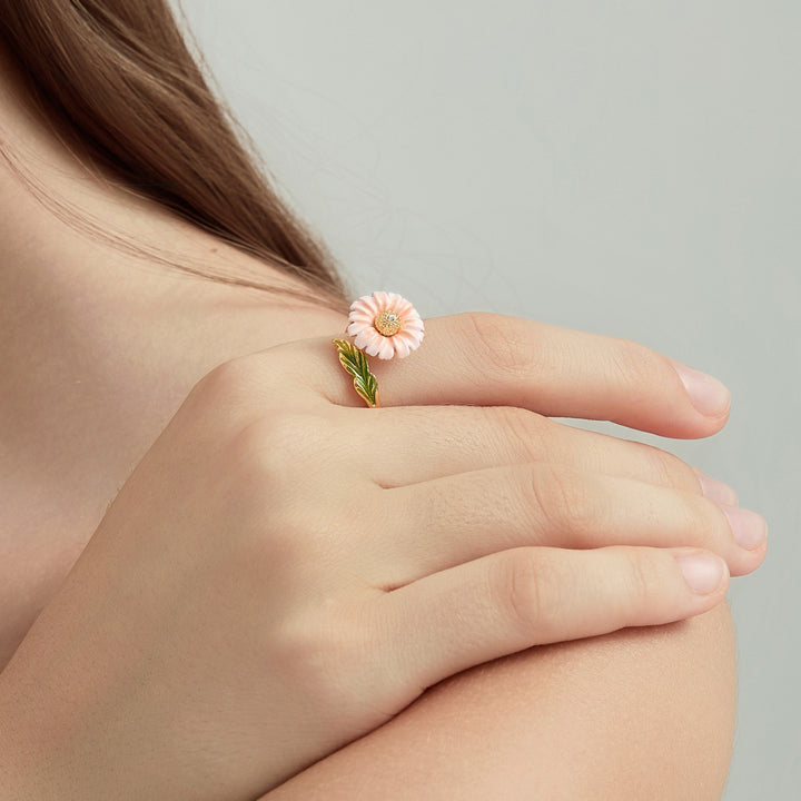 Pink Daisy Ring